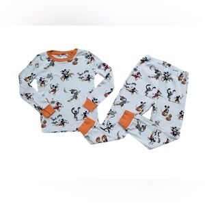 Pottery Barn Kids Size 6 Mickey and Minnie Halloween Pajamas